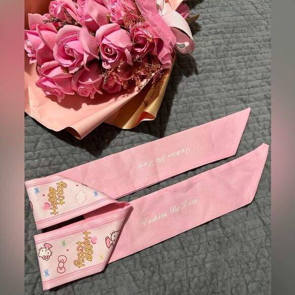 Pink Hello Kitty Hair Ribbon Headband – Fashion By Lucy - Picture 3 of 17